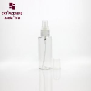 50ml travel size pocket alcohol office personal care spray pet bottle with pump