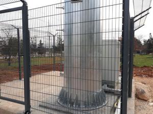 Wholesale 3D Curved Tower Fencing , 5ft Width Welded Wire Mesh Fence from china suppliers