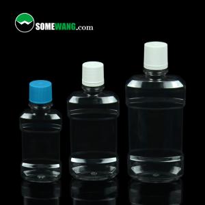 Wholesale 100ml / 250ml / 500ml Cosmetic PET Bottle Customized Mouthwash Bottle from china suppliers