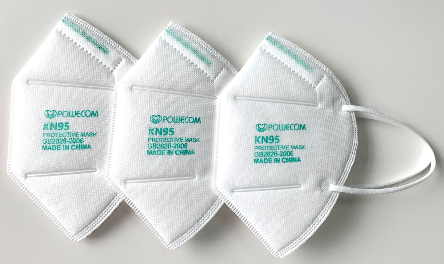 Best Quality Guangzhou Manufacturer Powecom Gb26262006 Kn95 face mask with EUA WHITE LIST