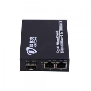 Wholesale Unmanaged 5VDC Lc Fiber Switch , 40KM 2 Port Rj45 Switch With POE from china suppliers