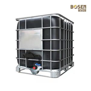 Wholesale Functional Chemical IBC Tote Tank 1000L Square Shape Black Color from china suppliers