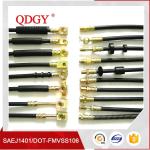 DOT SAE J1401 & FMVSS106 3.2MM*10.5MM 1 / 8 hydraulic brake hose assembly