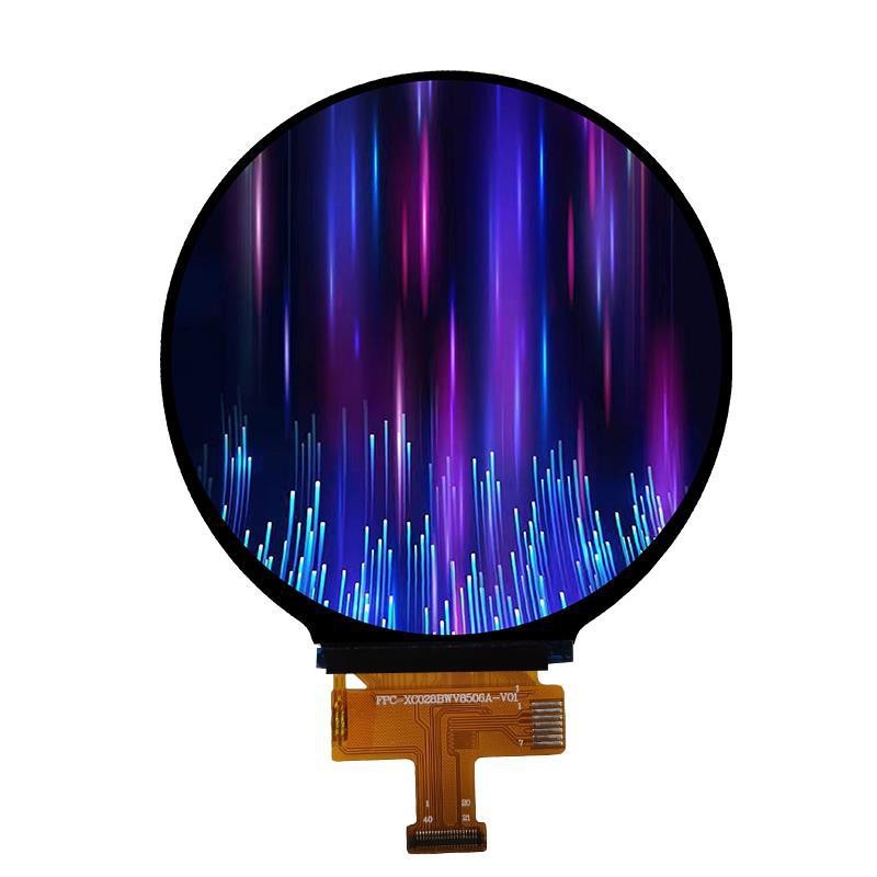 2.76 Inch Round TFT Display 480x480 Resolution 40 Pins 3SPI+18RGB Interface 300 C/D
