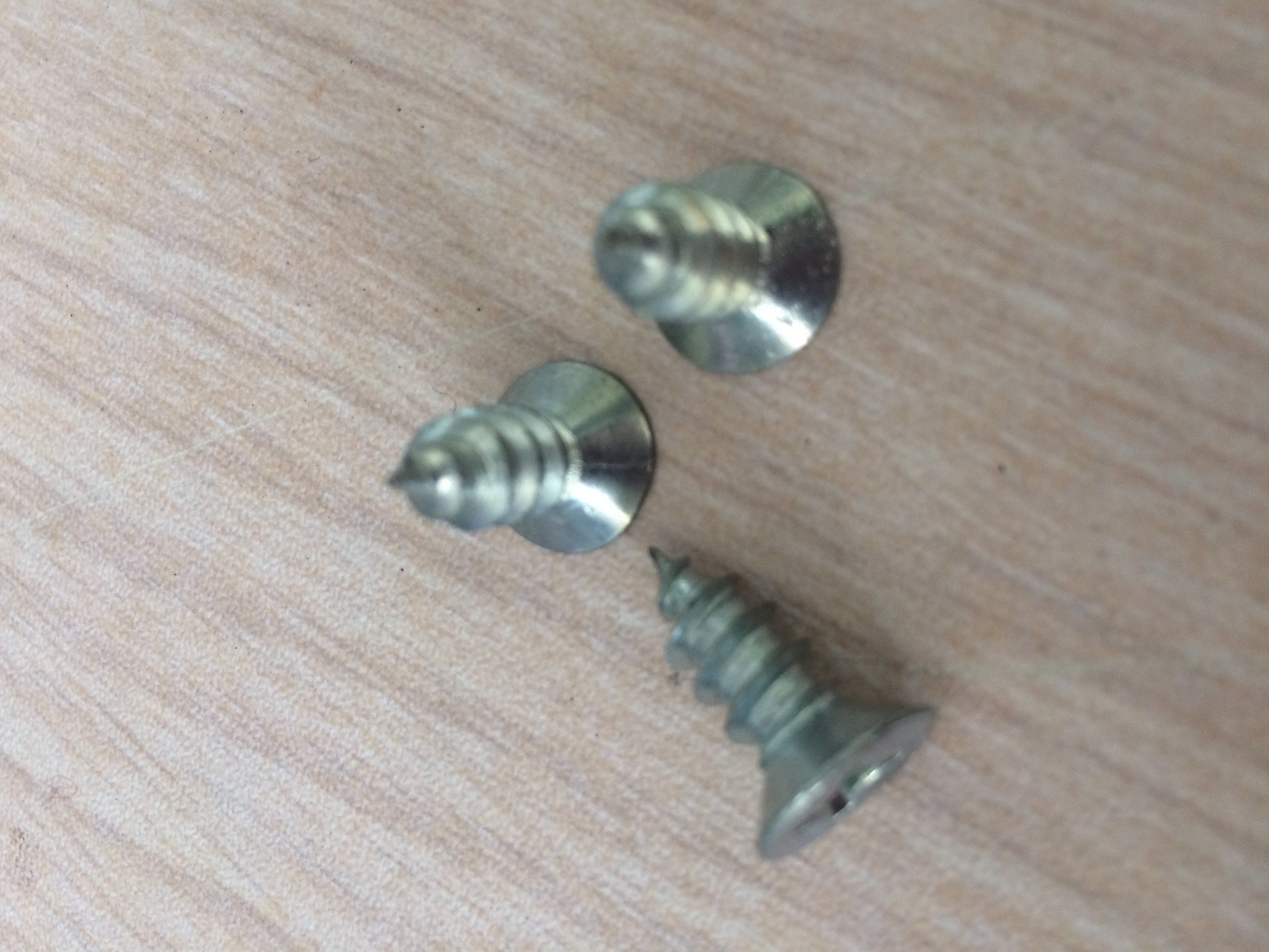 Zinc Plated Steel Phillips Flat Head Tapping Screws Countersunk Wood Screws