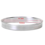 Center Bore Aluminum Hub Rings Eliminate Vibrations For BMW Car Series