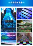 P1.56 LED Dance Floor Full Color RGB High Resolution IP65 250*250mm Module Size
