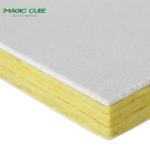 Customized Shape Fiberglass Ceiling Tiles Fireproof and Heat Insulation