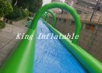 Outdoor Giant PVC Inflatable Slip N Slide / Water Slide the city 100m city slide