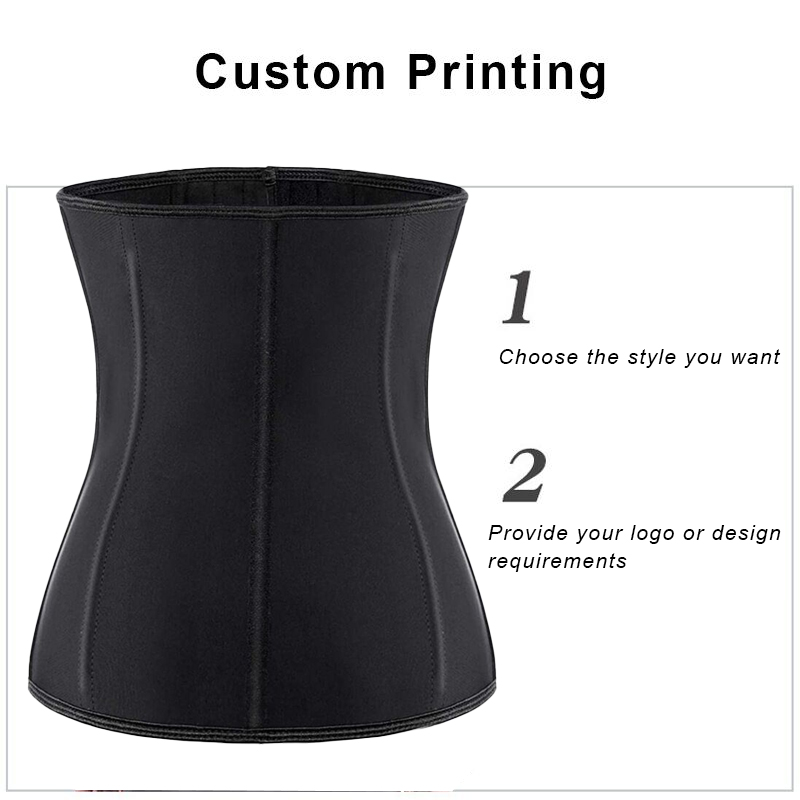 Latex Tummy Control Waist Trainer Customised Size Girdles Hourglass