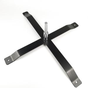 Wholesale Space Saving Steel Coated Flag Cross Base With Spindle from china suppliers