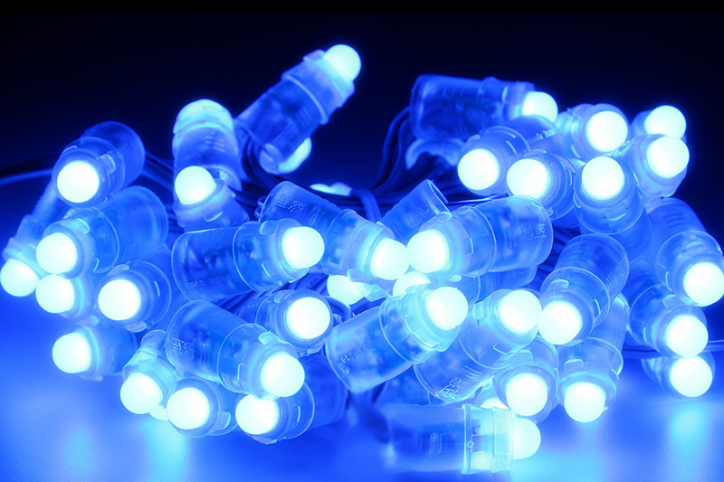 HD1201M12 Epistar 0.1W 12mm PC Rgb Led Pixels lamp