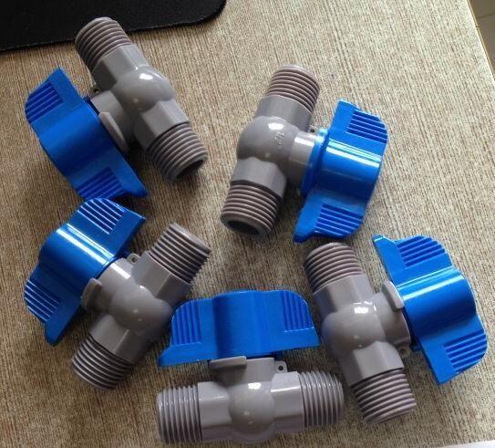 PVC Male And Male Double Male Stainless Steel Ball Float Valve With PP Ball Anf