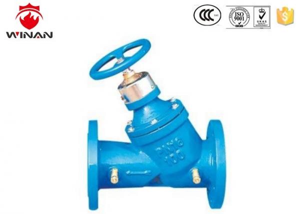 Quality Energy Saving Fire Fighting Valves Lock Show Word Balanced Cast / Ductile Iron Material for sale