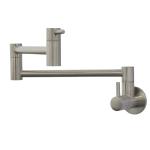 Lead Free Wall mounted 304/316 Stainless Steel Folding Pot Filler Mixer Kitchen