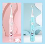 Soft Bristles Cute Cartoon Electric Toothbrush IPX7 Girl Childs Junior Electric
