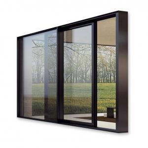 Wholesale Residential Exterior Insulated Aluminum Sliding Glass Door Matt Black from china suppliers