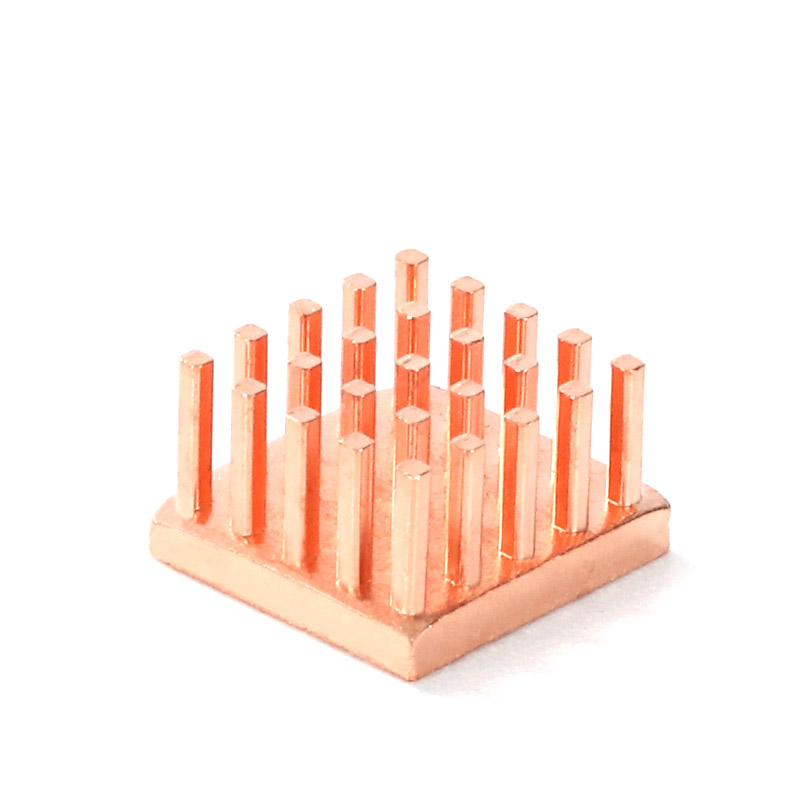PC CPU Pure Copper Heat Sink Multipurpose Sand Blasting Surface
