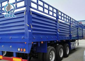 China Fence Cargo Semi Trailer Trucks 3 Axle Fuwa Axles 40ft Semi Trailers on sale