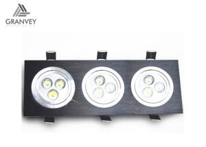 Wholesale Residential 3W 4W 5W Adjustable Led Recessed Lighting Square Three Head Indoor from china suppliers