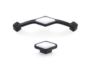 Wholesale Black And White Door And Cabinet Handles With One Hole Wear Resistance from china suppliers