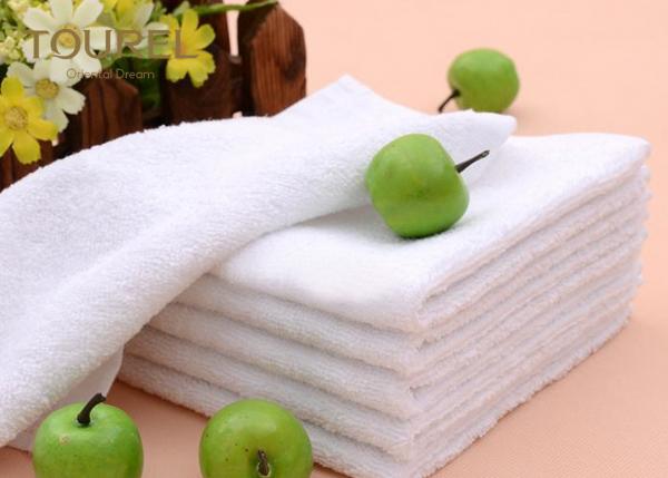 Quality Luxury Hotel White Facecloth 160GSM 100% Cotton for sale