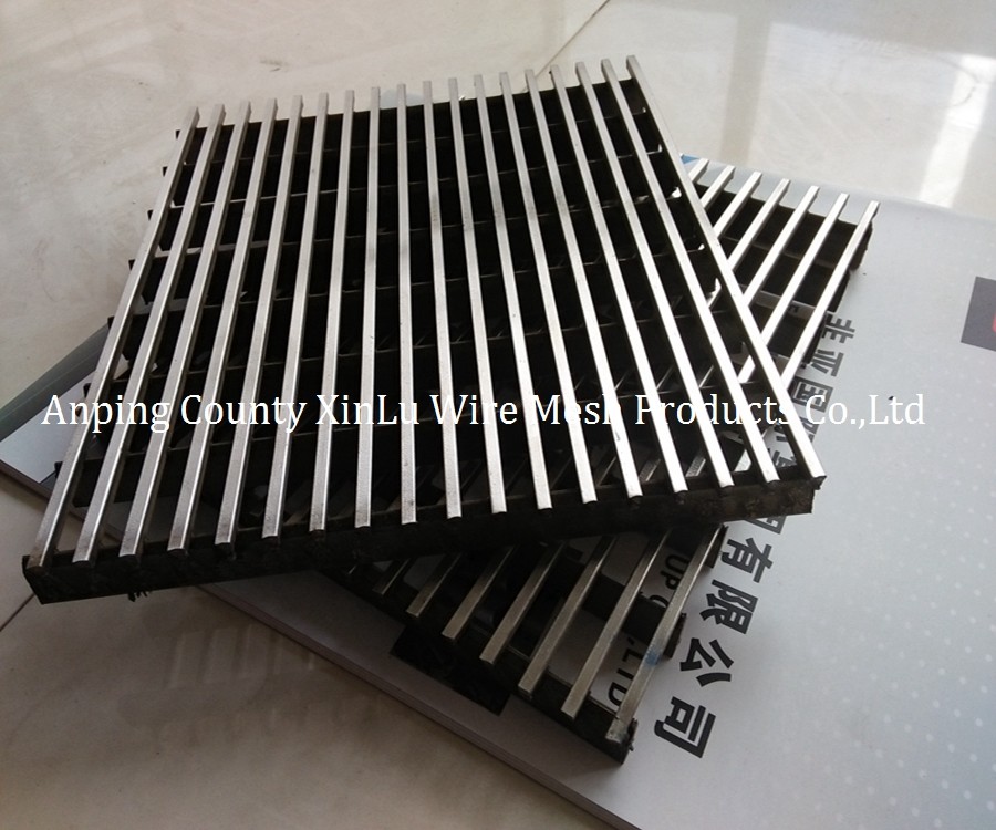 Industrial Flat V Wire Panel 2.4m Length and Slot 0.1-50mm for Market