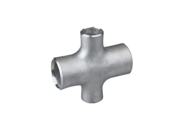 Carbon Steel Asme Pipe Fittings Galvanized Cross Tee Seamless Weld Electro