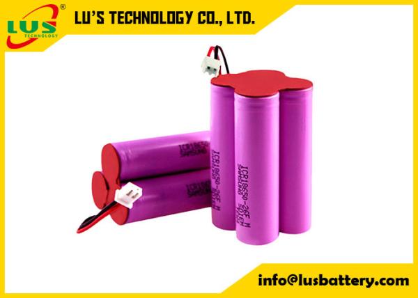 11.1v 2200mah 24.42wh 18650 Li Ion Battery Customized 18650 12V 2.2Ah Li-Ion 11