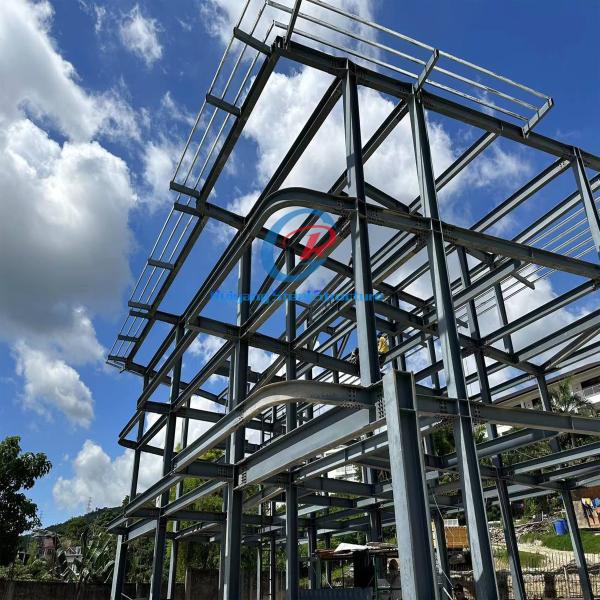 Durable Multi-Storey Steel Building System , Commercial Steel Frame Building