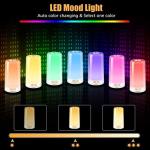 Sounds Adjustable 256RGB Color Silentnight Sunrise Sunset Alarm Clock Touch