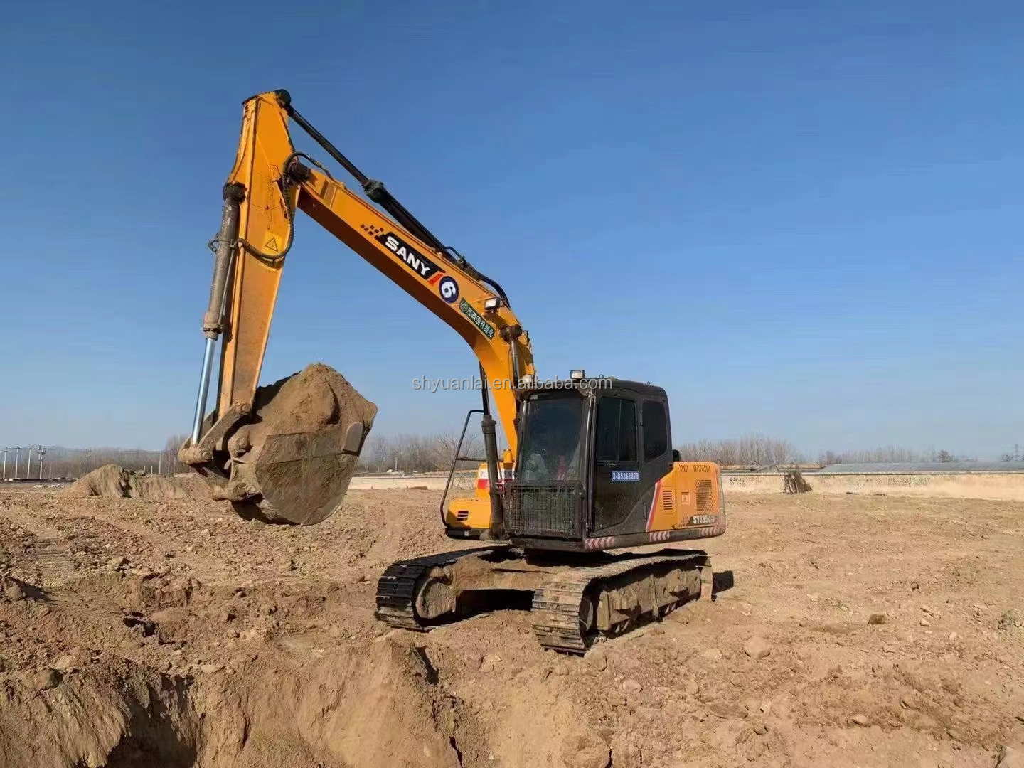 Original Hydraulic Cylinder Used Sany Excavator SY135C with 13500 Operating Weight
