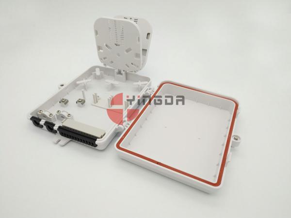 Pole Mount 24 Ports Fiber Optic Termination Box 1x8 Optical Fiber Splice Box