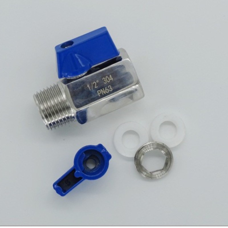 High Pressure Stainless Steel Female and Male Thread Mini Ball Valve