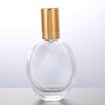 Screw Mouth Perfume Bottle, Oval Glass, Empty Bottle, Spray, Perfume, Cosmetics