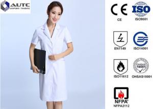 Wholesale White Disposable Medical Workwear 30g-60g Weight Excellent Clipping Well Fit from china suppliers