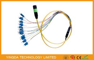 Wholesale Simplex Fiber Cable , MPO / MTP - LC Harness Patch Cord Cable 0.9mm SM from china suppliers