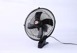 180 Degree Large Clip On Fan / Car Lighter Fan 8 Inch Compact Design