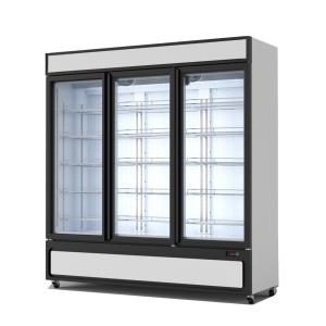 Wholesale Supermarket Glass Door Vertical Freezer Showcase With Fan Cooling System from china suppliers