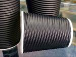 8oz 12oz 16oz Black Ripple Paper Cup , Eco Friendly Disposable Tea Cups