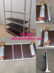PU Wheel Q235 Display 1900mm Plywood Shelf CC Container