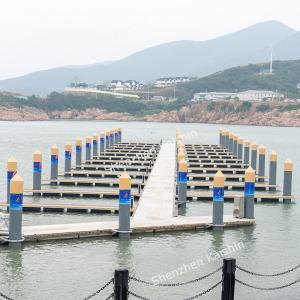Wholesale Aluminum Alloy Floating Docks Marine WPC Decking Floating Pontoon from china suppliers