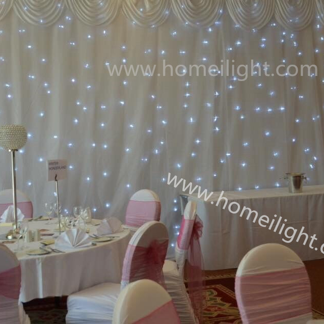LED Starlit Curtain Drops in Beautiful Fireproof Velvet for Stage Wedding Light Show