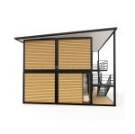 Aluminum Alloy Windows Modified Shipping Container Prefabricated Wooden Leisure