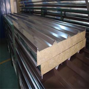 Wholesale 50mm corrugated rock wool sandwich panel walls board for 20ft container house from china suppliers