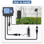 Temperature Planting Greenhouse Co2 Controller Regulators Fan Programmable