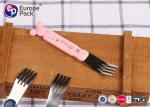 Professional Food Grade Kids Cutlery Set Plastic Stainless Steel Fork 21G