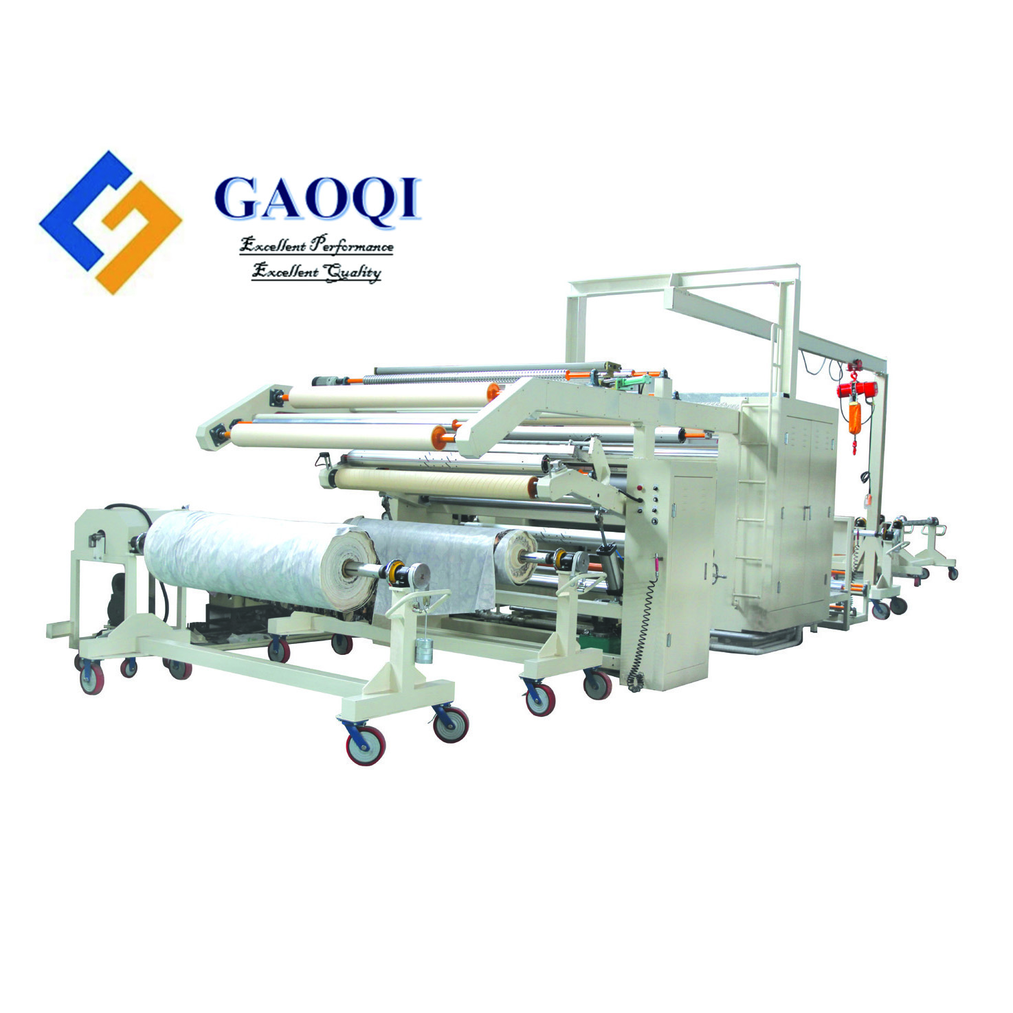 1200-2200mm Max Width Fabric to Foam Film Laminating Machine with Foam Base Material