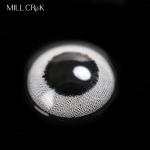 Prescription Dark Eyes Dolly Circle Lenses With Power Brown Pink