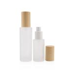 Glass Bamboo Spray Bottle For Cosmetic Astringent Care skin personal